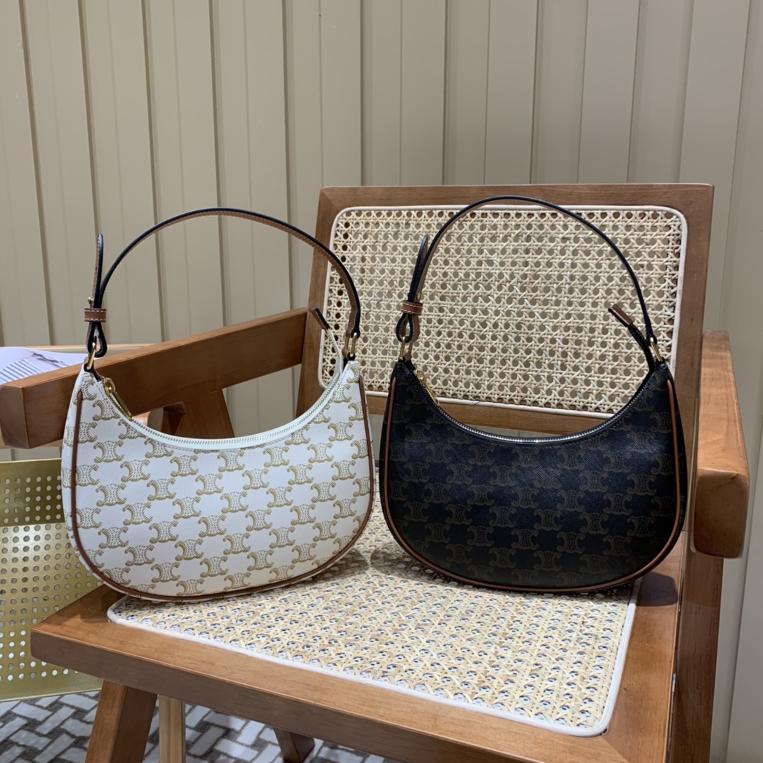 CELINE AVA 老花Ttiomphe腋下包 193952