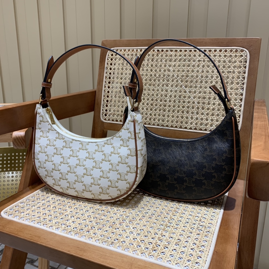 CELINE AVA 老花Ttiomphe腋下包 193952