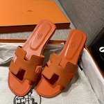 Hermes Top
 Shoes Slippers Genuine Leather