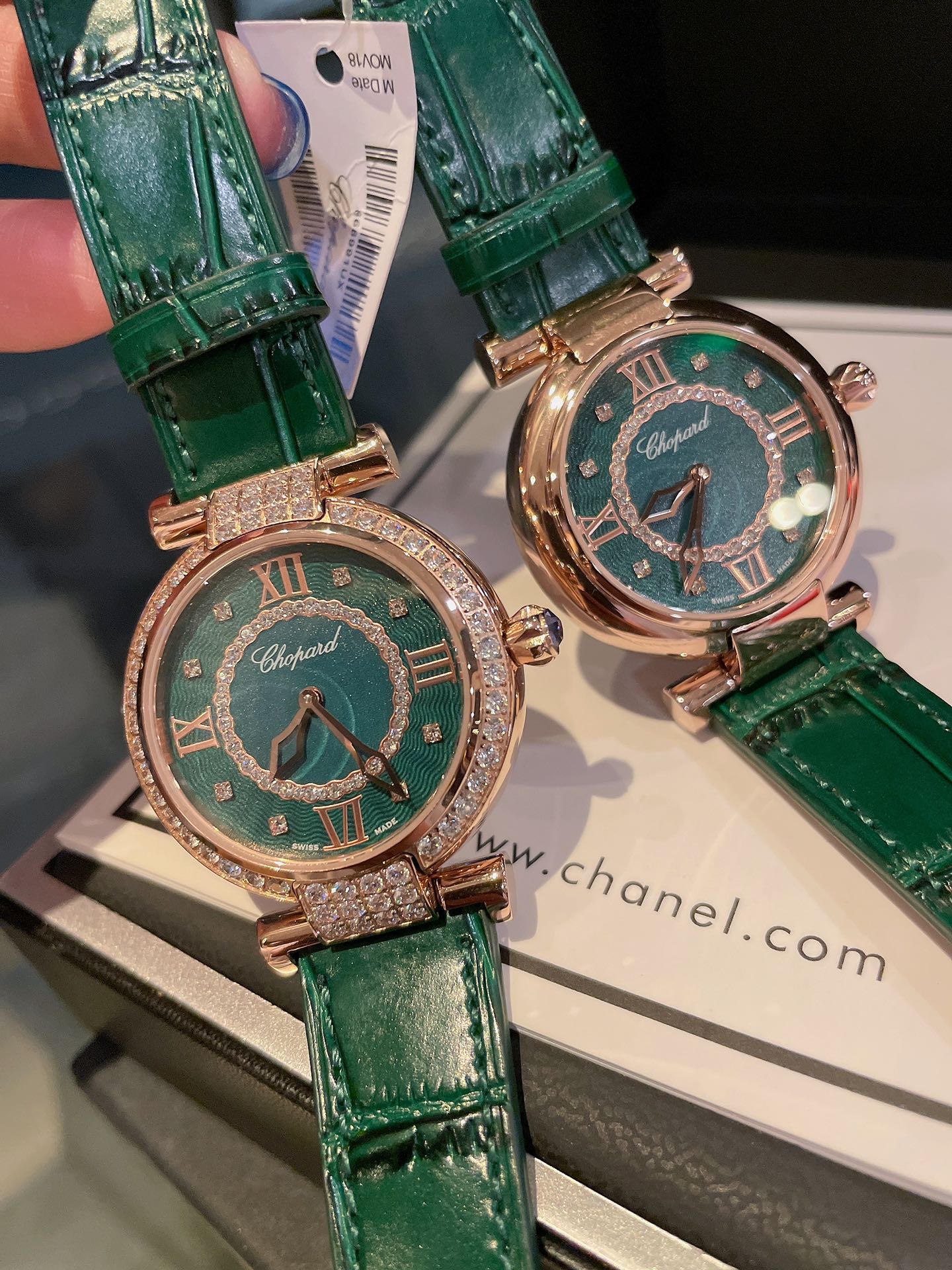 Luxurious Chopard Imperiale Class: Episode 456435 – Schwartz Crystal Drill, American Luxury Style - 图片 9