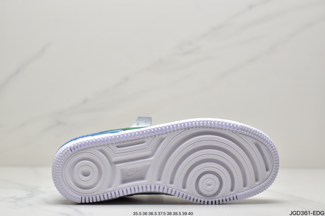 180 耐克Nike WMNS Air Force 1 Shadow 马卡龙空军一号轻量增高低帮百搭板鞋CI0919-100