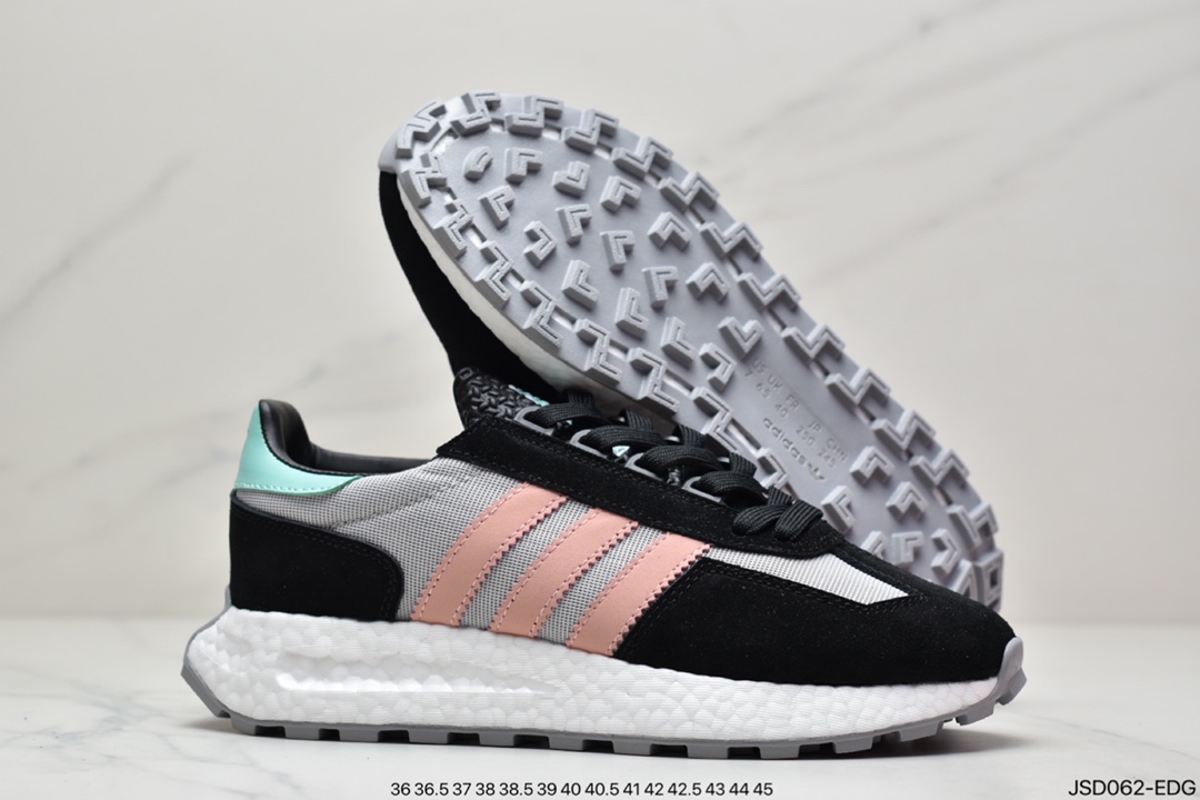 adidas Racing 1 Boost Prototype Speed ??Light Retro Series Versatile Breathable Sports Jogging Shoes GW4412