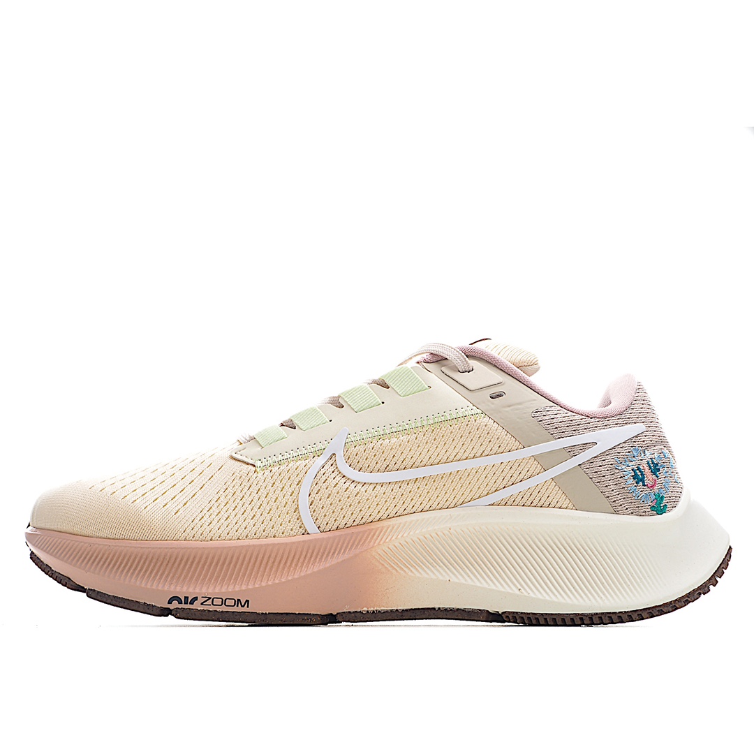 G5 NK Air Zoom Pegasus 38 针织透气 登月38代兼顾迅疾外观和稳固脚感，后跟覆面和中足动态支撑巧妙融合，缔造稳定顺畅的迈步体验