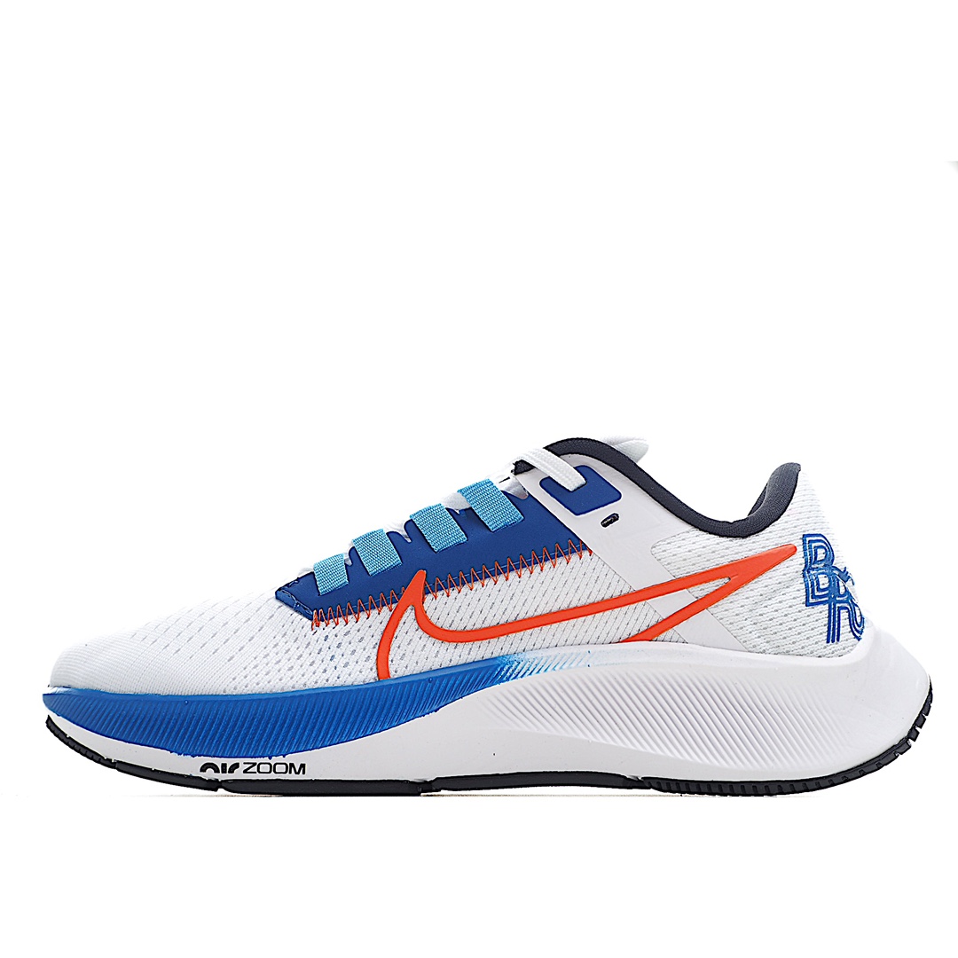 G5 NK Air Zoom Pegasus 38 针织透气 登月38代兼顾迅疾外观和稳固脚感，后跟覆面和中足动态支撑巧妙融合，缔造稳定顺畅的迈步体验