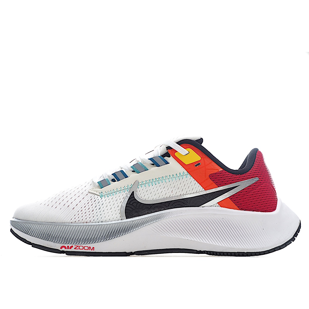 G5 NK Air Zoom Pegasus 38 针织透气 登月38代兼顾迅疾外观和稳固脚感，后跟覆面和中足动态支撑巧妙融合，缔造稳定顺畅的迈步体验