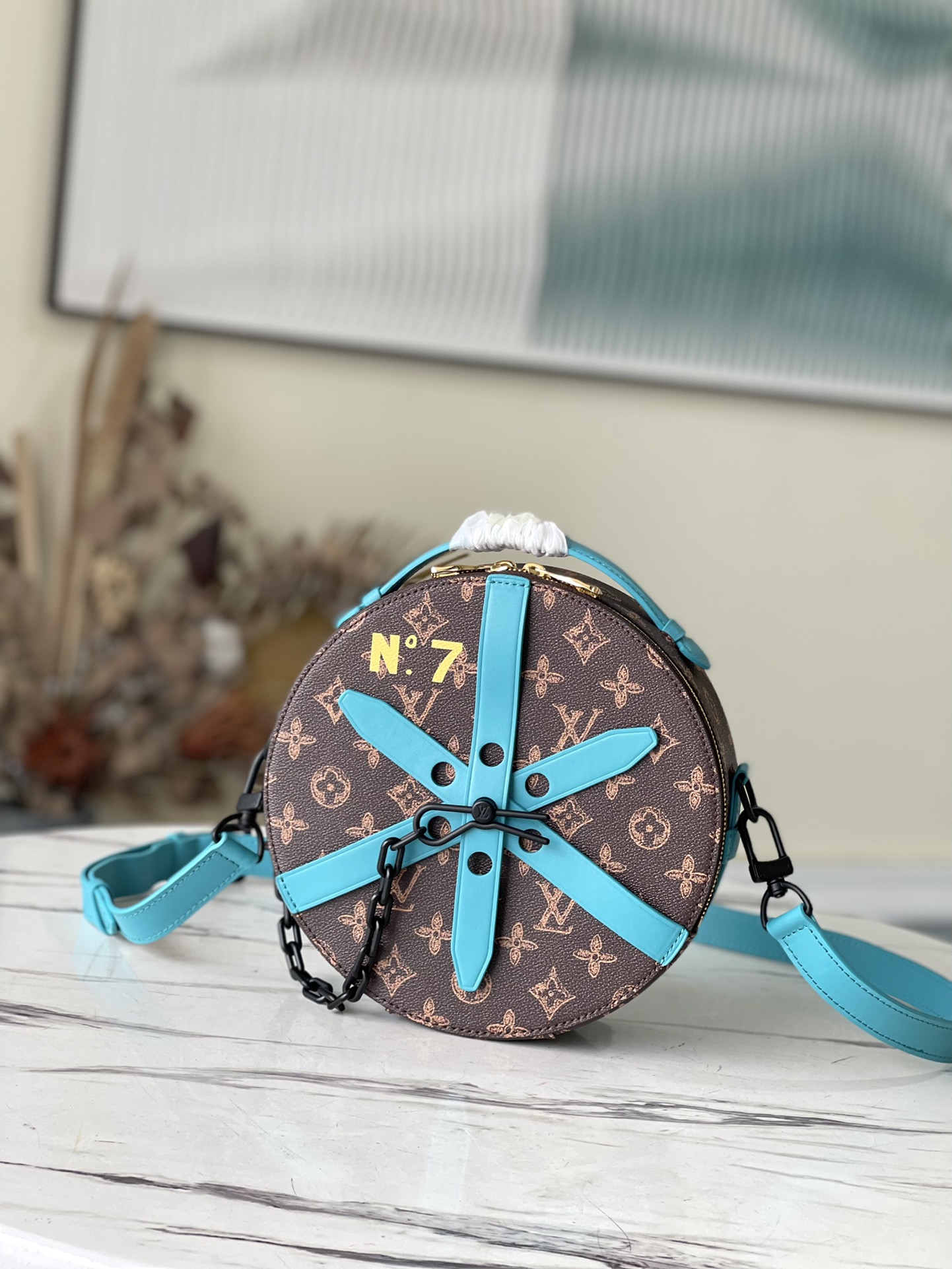 Louis Vuitton LV Wheel Box Bags Handbags Blue Monogram Canvas Spring/Summer Collection M59706