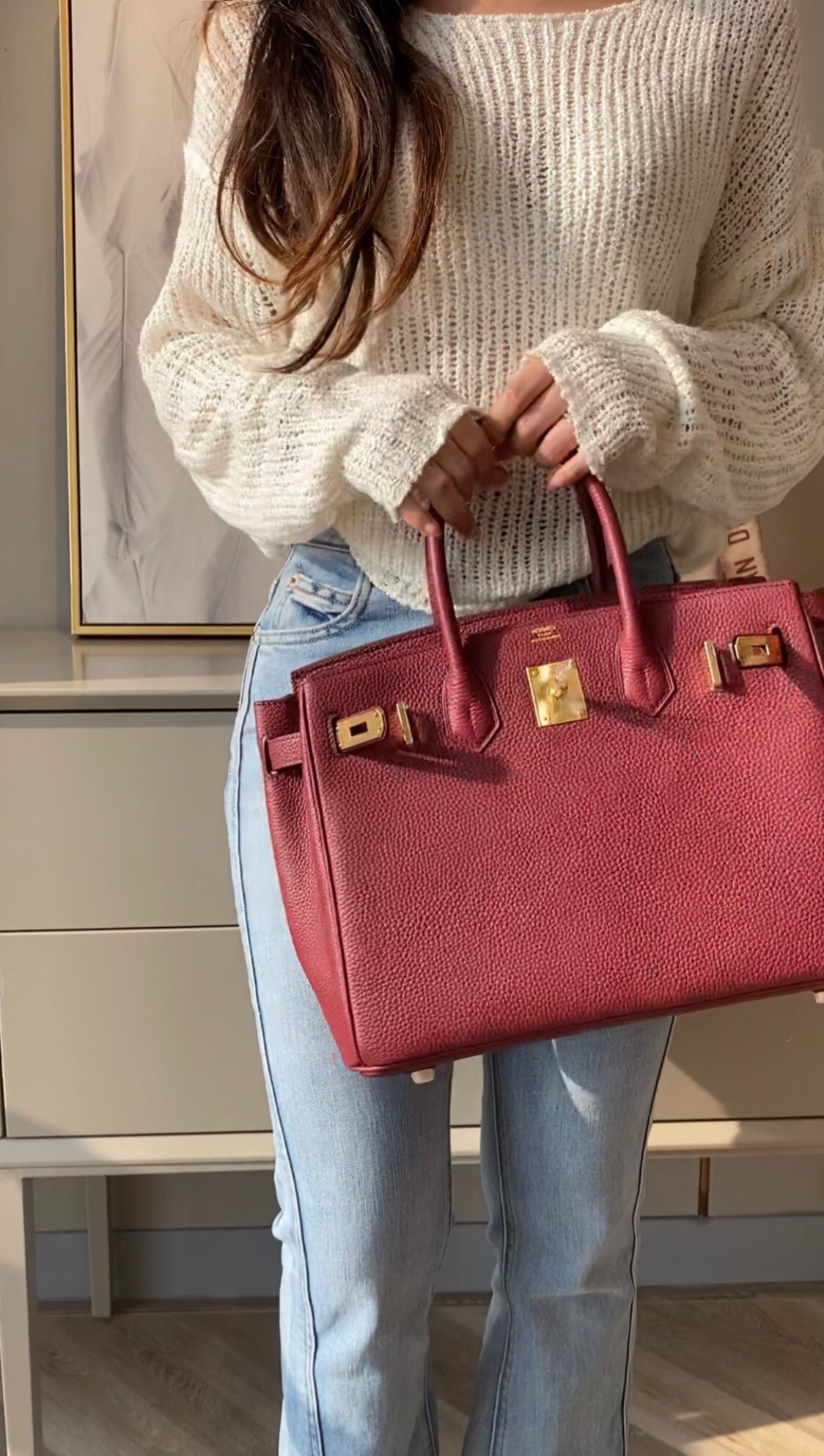 Goyard Classic Handcrafted Luxury Leather Shoulder Bag Ref.53D5C673