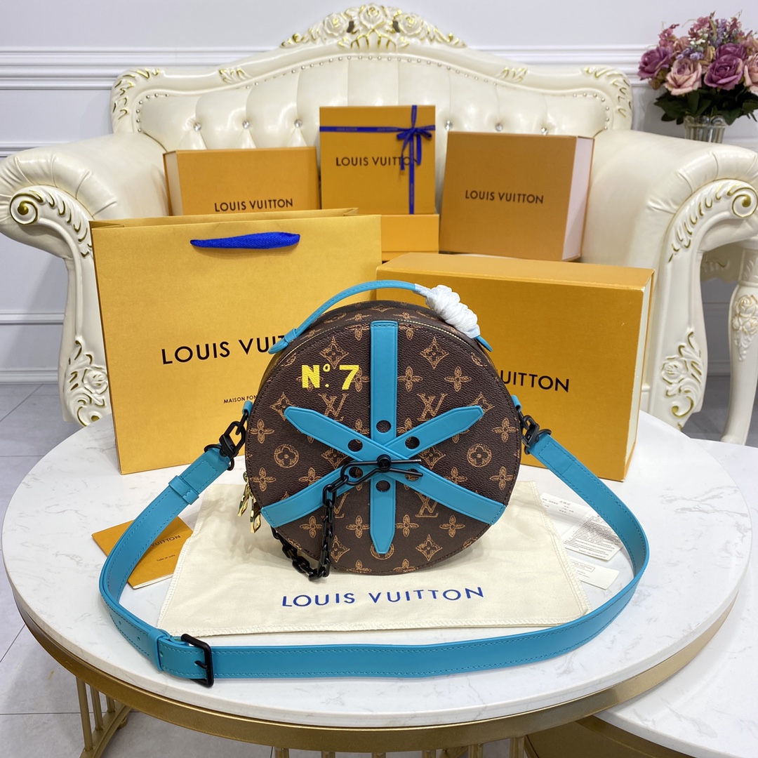 Louis Vuitton LV Wheel Box Bags Handbags Black Blue Monogram Canvas Spring/Summer Collection M59706