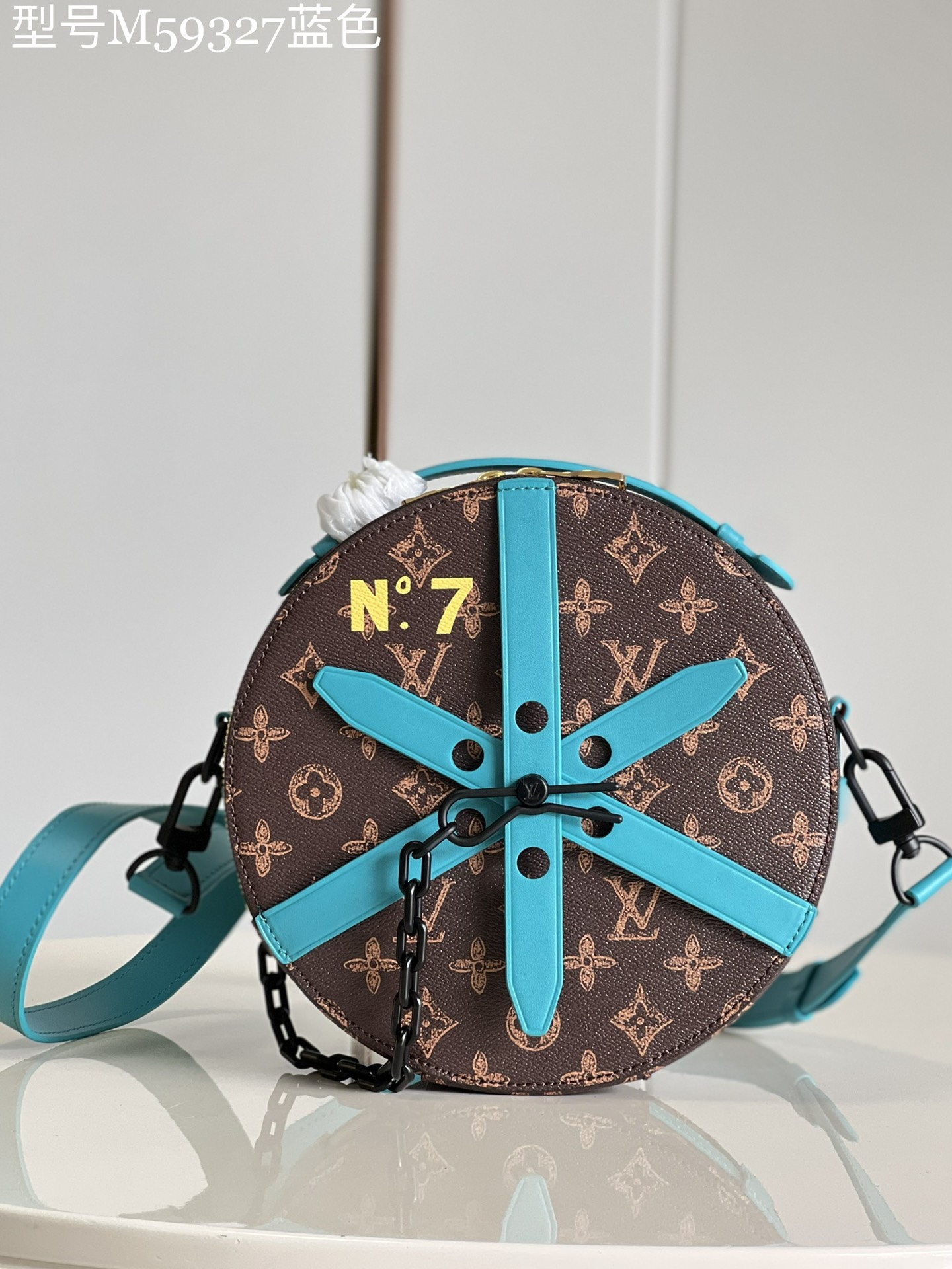 Louis Vuitton LV Wheel Box Bags Handbags Blue Monogram Canvas Spring/Summer Collection M59327
