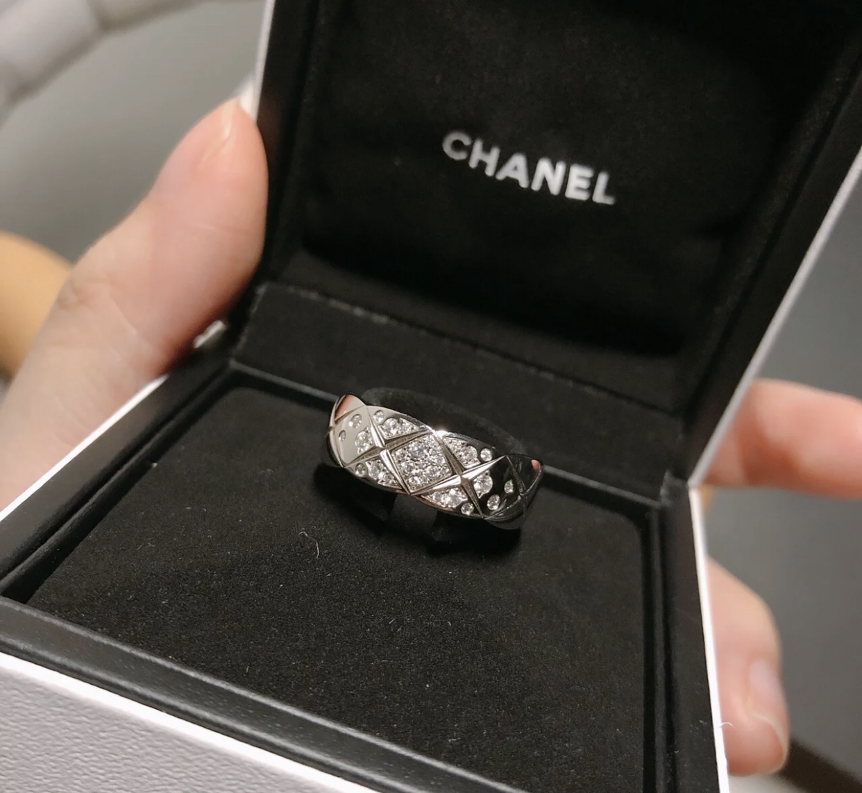 NO:817033,'Valentine's Day Countdown Chanel coco crush diamond ring Seiko version, Chanel ring, chanel, ring19860909「 情人节倒计时  香奈儿coco crush带钻戒指 精工版本,香奈儿戒指,chanel,ring,Jewelry