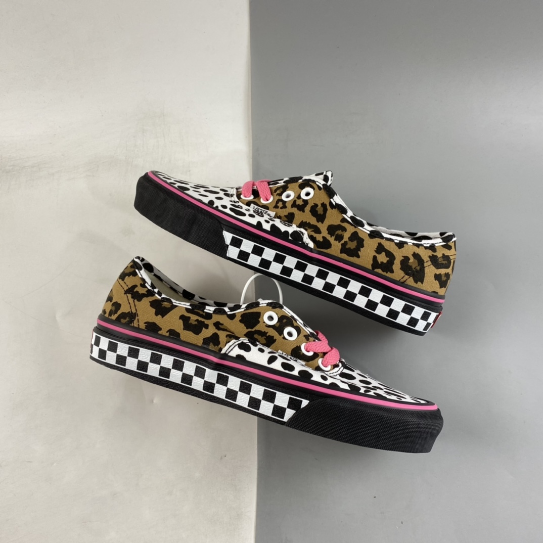 Vans Authentic Leopard Print Custom Explosive Low-Top Sneakers VN0A4BV5VBR