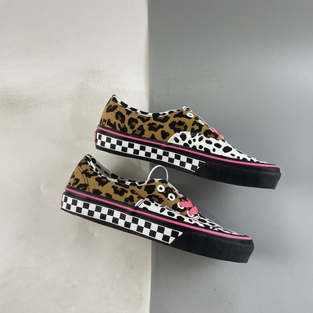 Vans Authentic Leopard Print Custom Explosive Low-Top Sneakers VN0A4BV5VBR