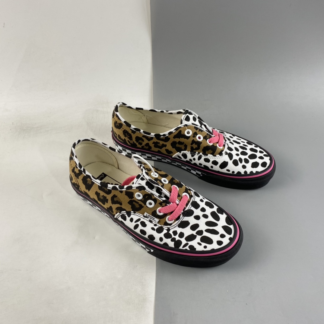 Vans Authentic Leopard Print Custom Explosive Low-Top Sneakers VN0A4BV5VBR