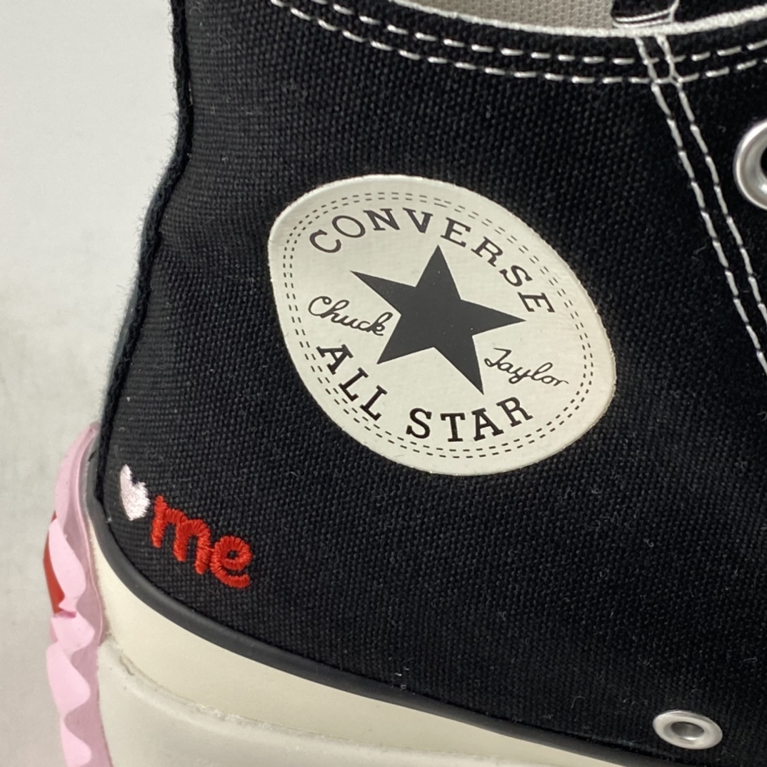 Converse Run Star HIKE platform shoes 2022 Valentine's Day limited series thick-soled high-top shoes AO1598C