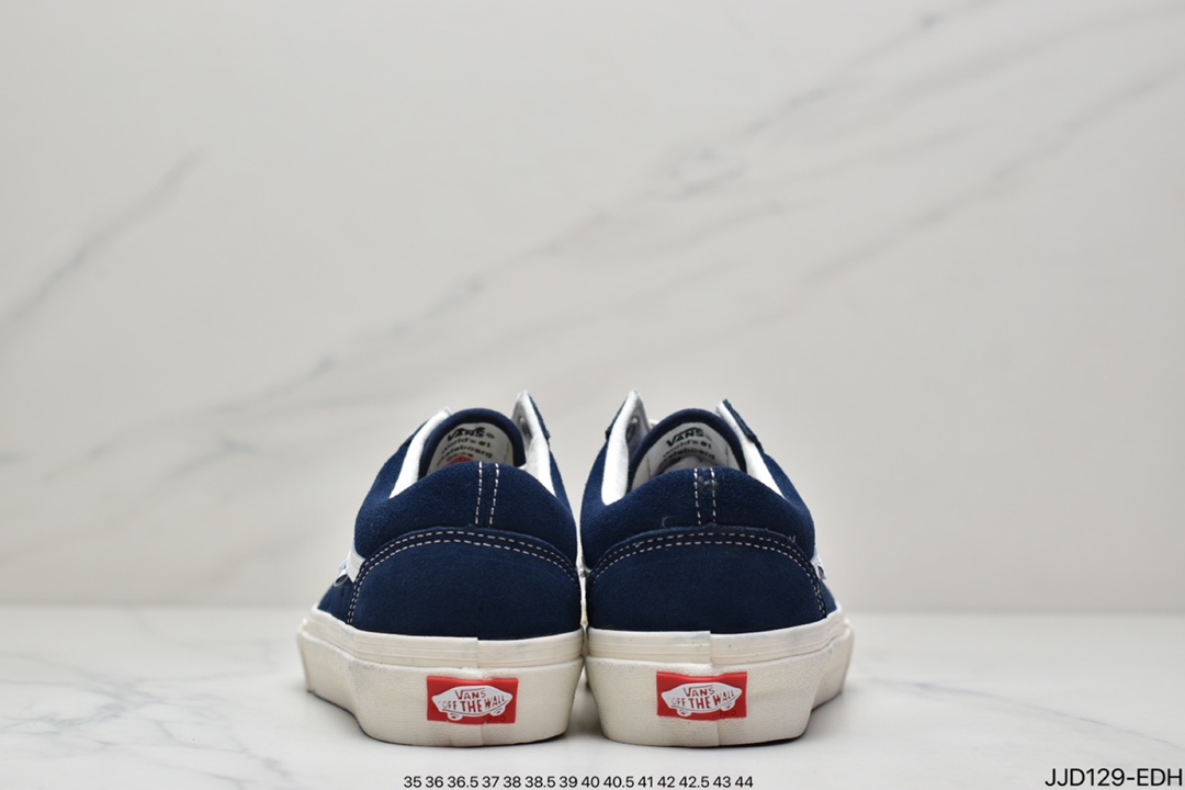 VANS Old Skool fashion all-match wear-resistant non-slip low-top vulcanized sole canvas shoes