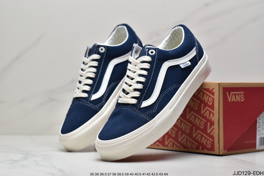 VANS Old Skool fashion all-match wear-resistant non-slip low-top vulcanized sole canvas shoes