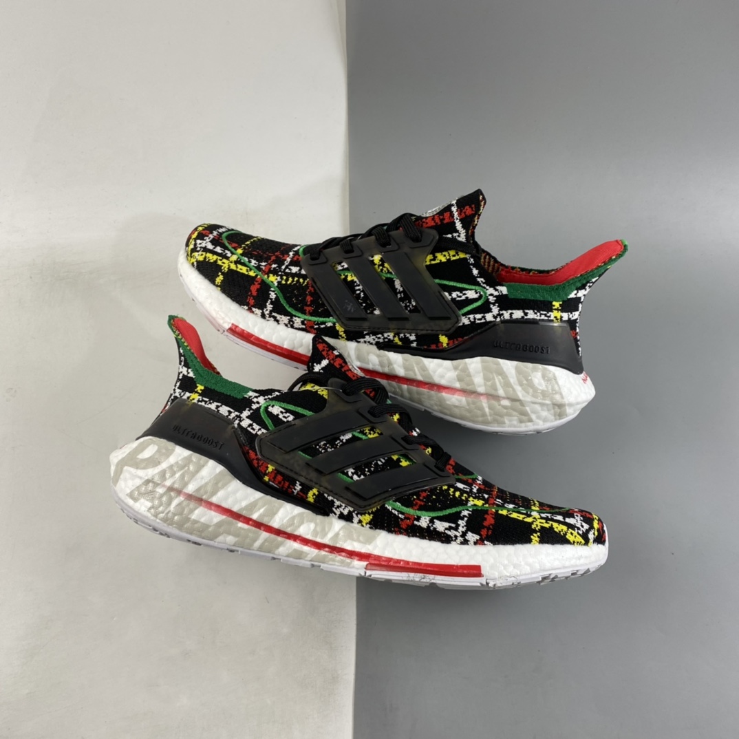 Palace x Adidas Ultra Boost 2021 GY5556 Joint Popcorn Running Shoes GY5555