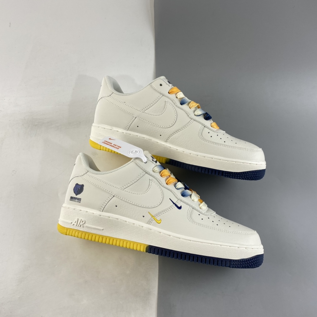 P260 NIKE Air Force 1’07 Low Su19 ”米蓝黄” 休闲板鞋 TN2569-307