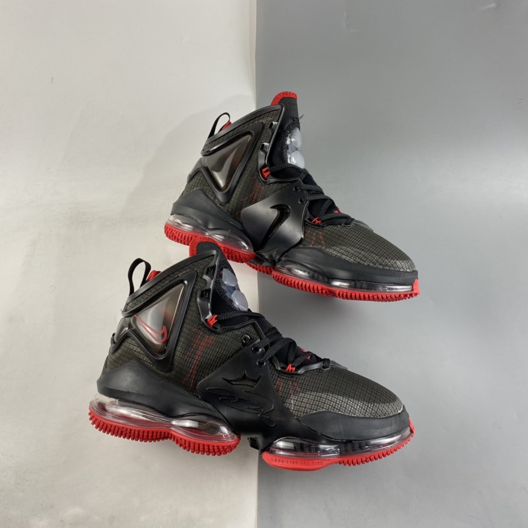 NIKE Lebron 19 EP ”Bred” black and red James 19 generation DC9340-001