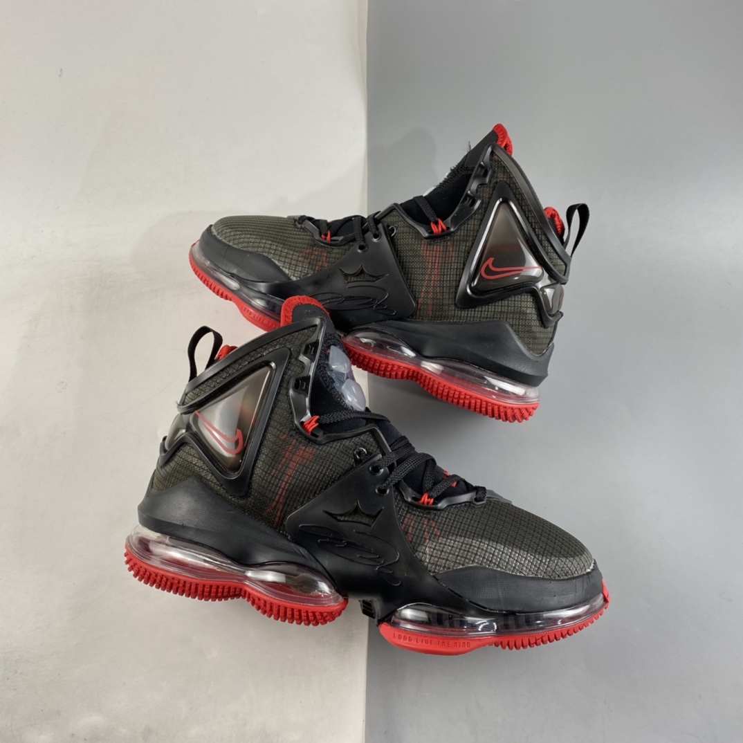 NIKE Lebron 19 EP ”Bred” black and red James 19 generation DC9340-001