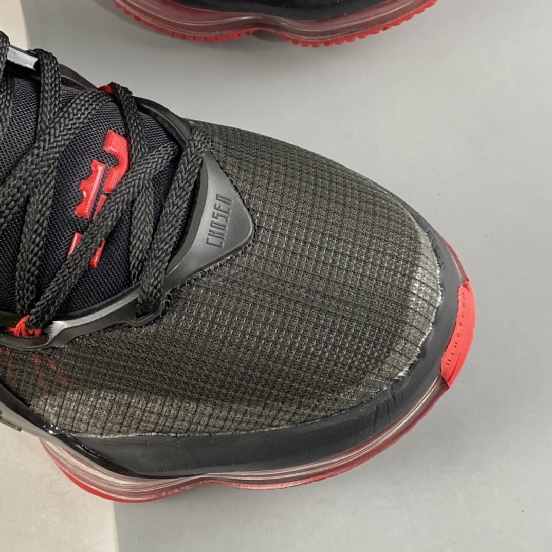 NIKE Lebron 19 EP ”Bred” black and red James 19 generation DC9340-001