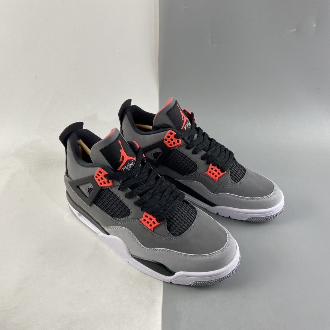 Air Jordan 4 Retro ”Infrared” AJ4 mid-top basketball shoes ”Dark Gray Infrared” DH6927-061