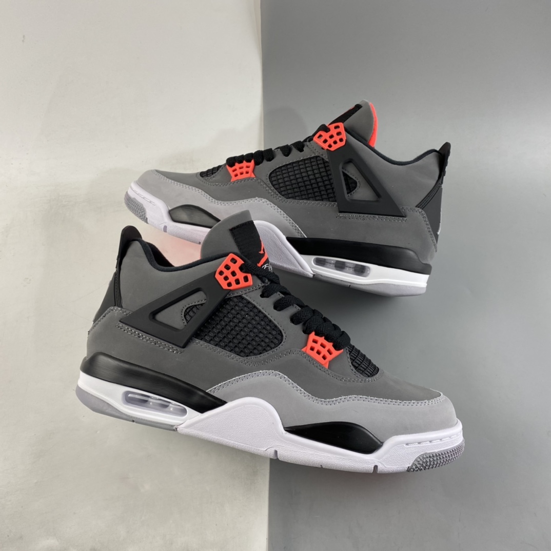 Air Jordan 4 Retro ”Infrared” AJ4 mid-top basketball shoes ”Dark Gray Infrared” DH6927-061