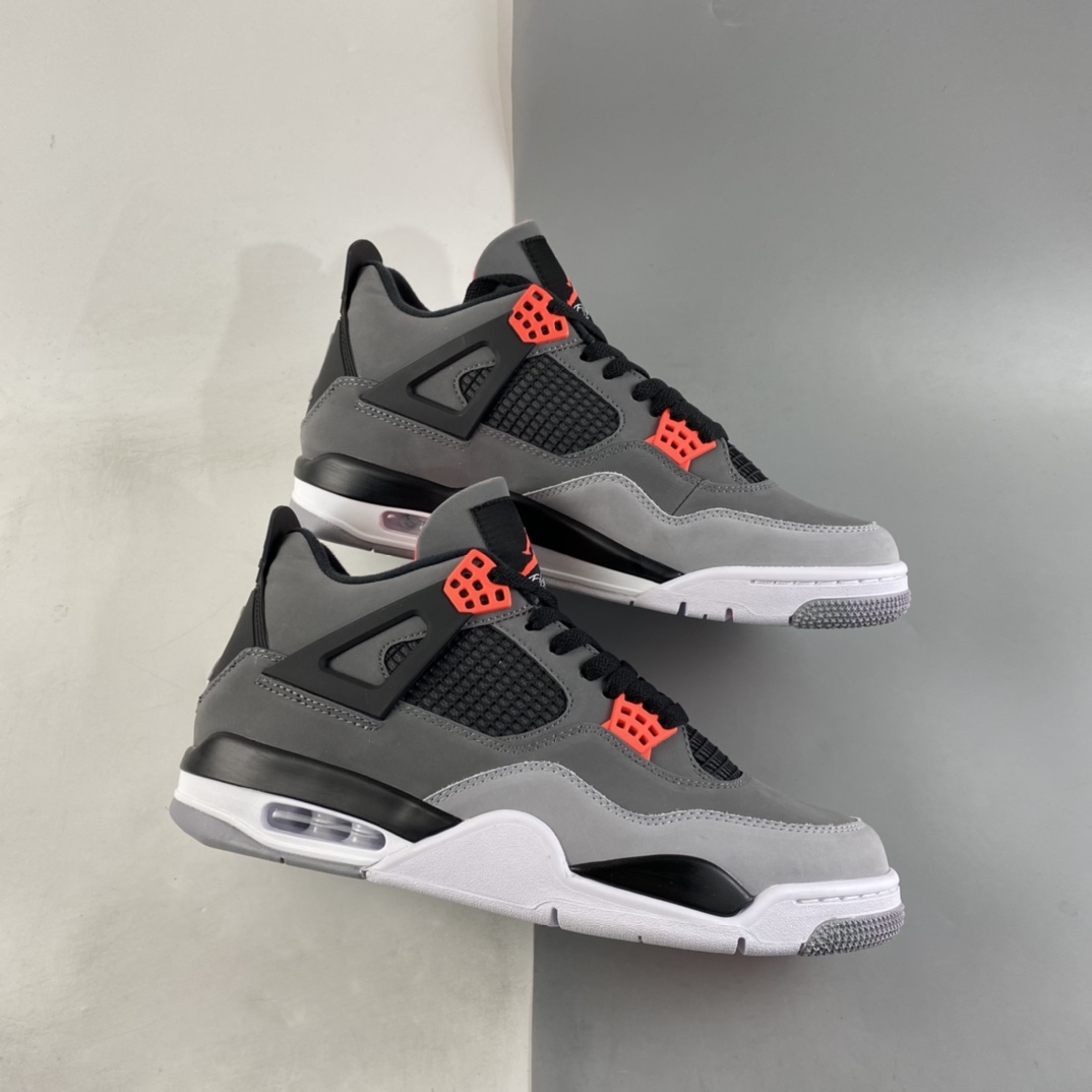 Air Jordan 4 Retro ”Infrared” AJ4 mid-top basketball shoes ”Dark Gray Infrared” DH6927-061