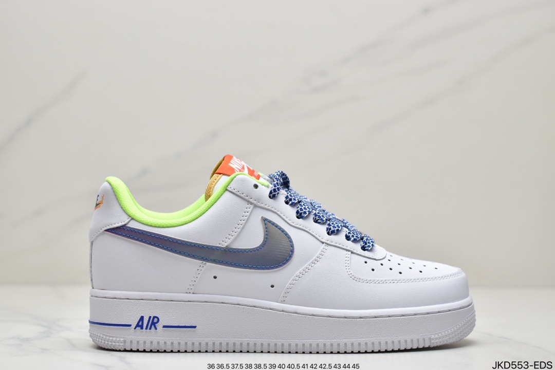 Nike Air Force 1 Low (GS) White Green Blue Air Force One Low All-match Casual Sports Sneakers DQ7767-100-Top High Quatity Cheap Sneakers Fashion Clothing Clothes Bags handbags Shoes of all Brand wholesale With The best Quality And Beautiful Price from China Factory Chinese suppliers wholesaler seller Nike Air Force 1 Low (GS) White Green Blue Air Force One Low All-match Casual Sports Sneakers DQ7767-100