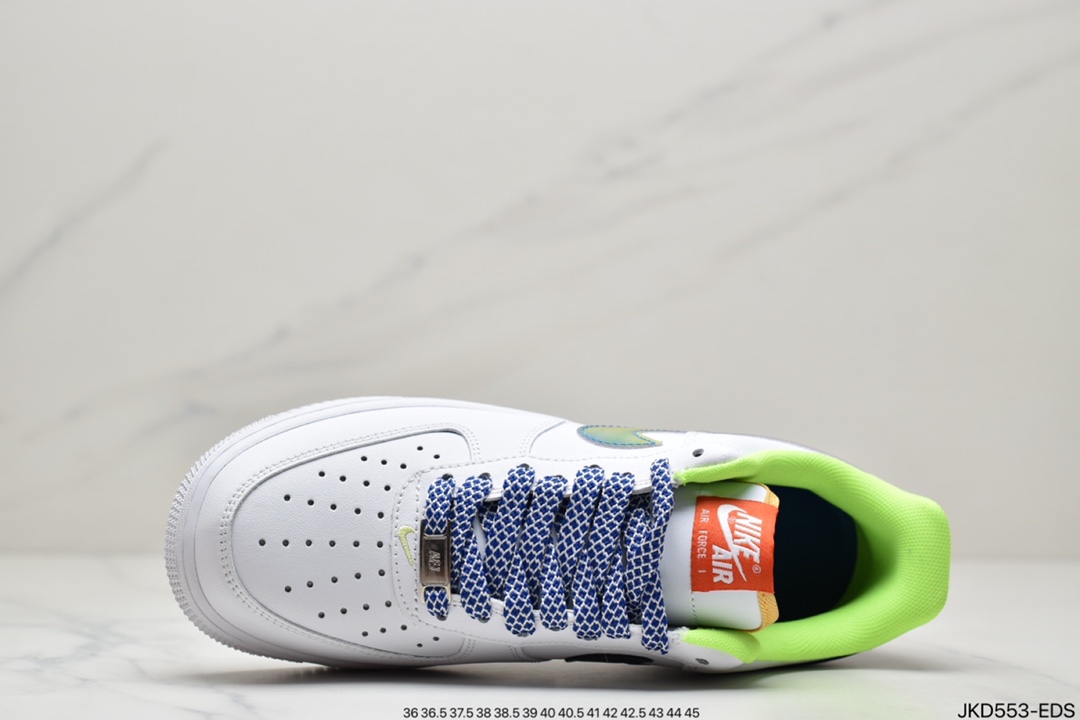 Nike Air Force 1 Low (GS) White Green Blue Air Force One Low All-match Casual Sports Sneakers DQ7767-100-Top High Quatity Cheap Sneakers Fashion Clothing Clothes Bags handbags Shoes of all Brand wholesale With The best Quality And Beautiful Price from China Factory Chinese suppliers wholesaler seller Nike Air Force 1 Low (GS) White Green Blue Air Force One Low All-match Casual Sports Sneakers DQ7767-100