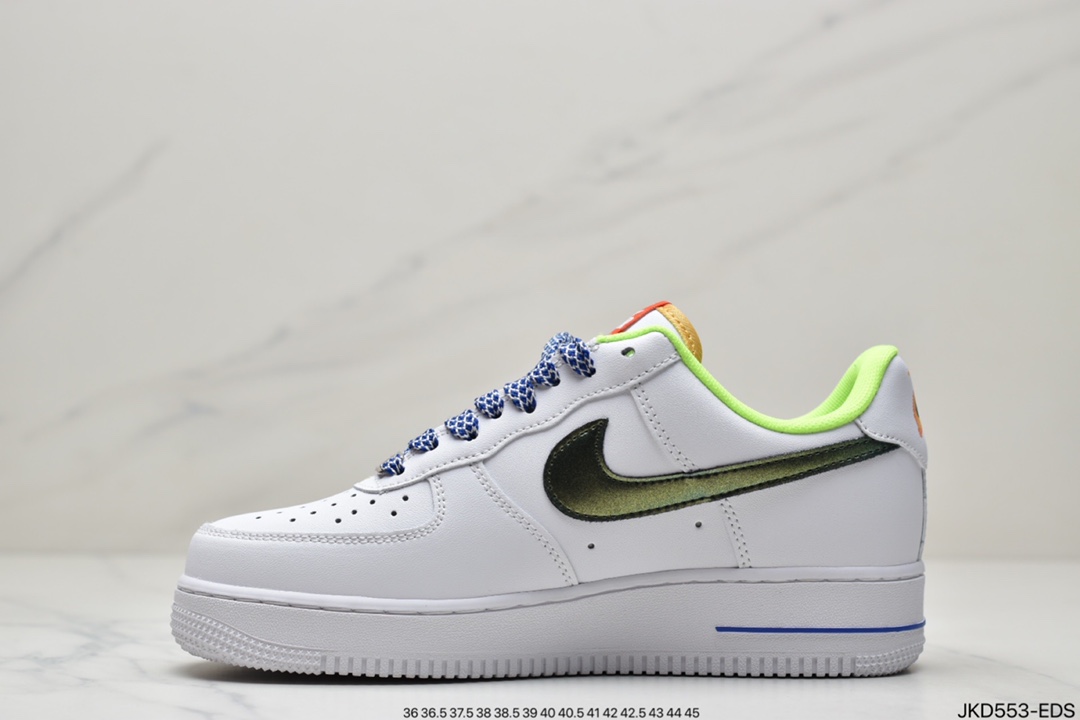 Nike Air Force 1 Low (GS) White Green Blue Air Force One Low All-match Casual Sports Sneakers DQ7767-100-Top High Quatity Cheap Sneakers Fashion Clothing Clothes Bags handbags Shoes of all Brand wholesale With The best Quality And Beautiful Price from China Factory Chinese suppliers wholesaler seller Nike Air Force 1 Low (GS) White Green Blue Air Force One Low All-match Casual Sports Sneakers DQ7767-100