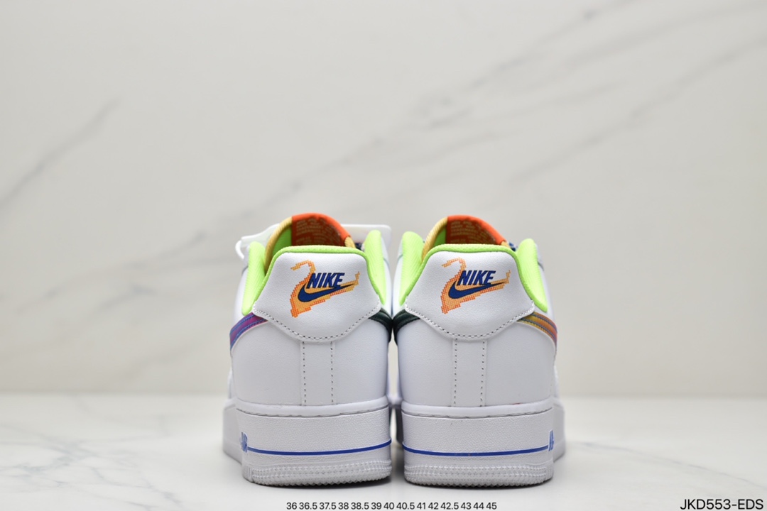 Nike Air Force 1 Low (GS) White Green Blue Air Force One Low All-match Casual Sports Sneakers DQ7767-100-Top High Quatity Cheap Sneakers Fashion Clothing Clothes Bags handbags Shoes of all Brand wholesale With The best Quality And Beautiful Price from China Factory Chinese suppliers wholesaler seller Nike Air Force 1 Low (GS) White Green Blue Air Force One Low All-match Casual Sports Sneakers DQ7767-100