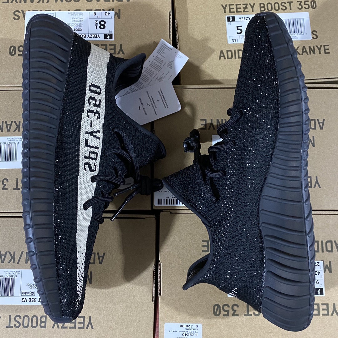 Yeezy350黑白尺码36-48总