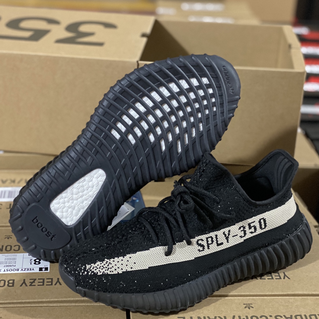 Yeezy350黑白尺码36-48总