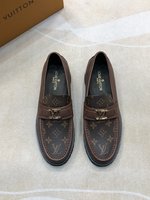 Louis Vuitton Shoes Plain Toe Sellers Online
 Splicing Cowhide Casual