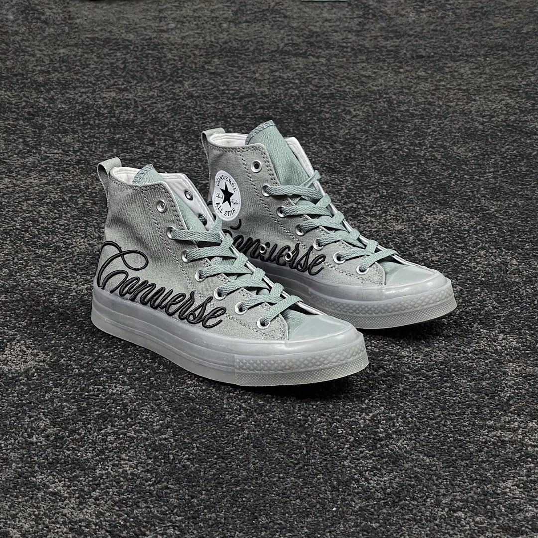 G0 Converse Chuck 1970s 刺绣果冻可口可乐平替款鞋身采用纯色帆布 干干净净 鞋身侧面大电绣看起来落落大方 百搭四季款