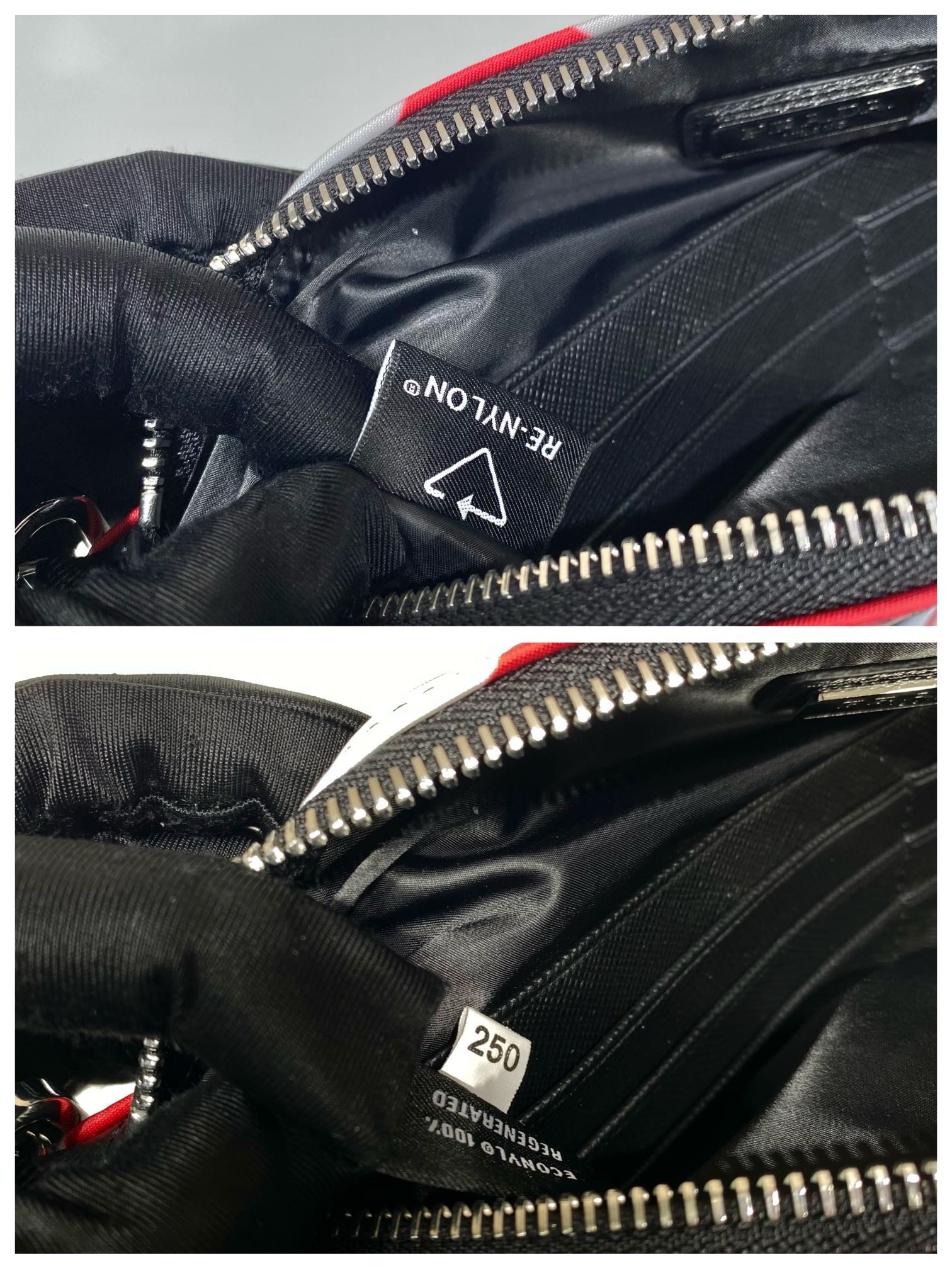 PRADA普拉达三角形印花手包2NH006