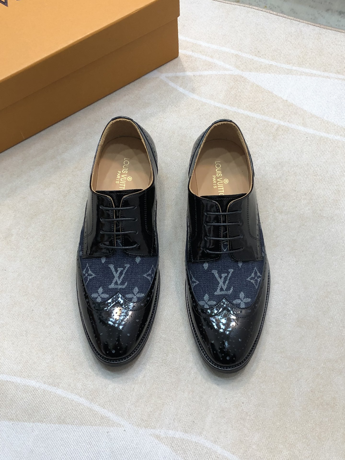 High Quality Replica
 Louis Vuitton Shoes Plain Toe Cowhide Genuine Leather Casual