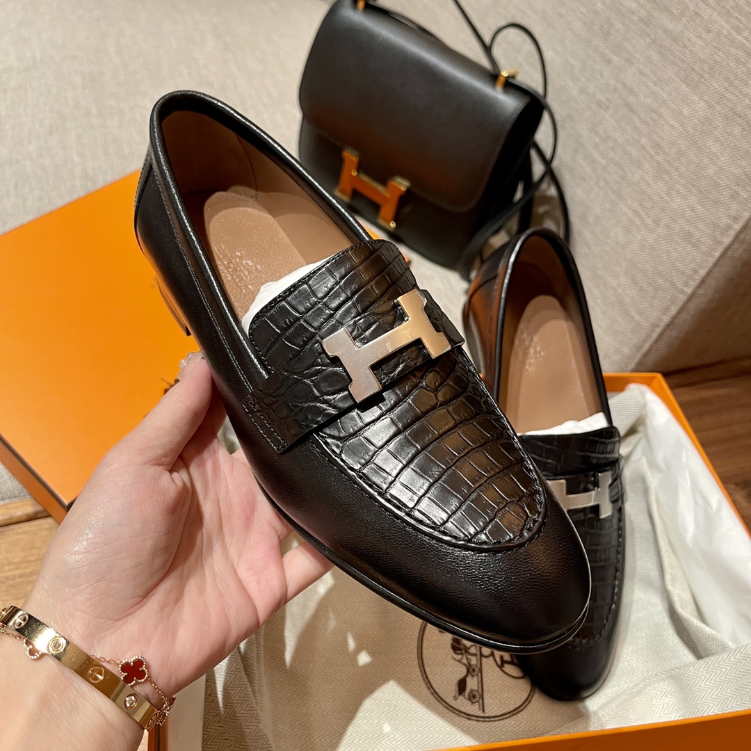Buy Luxury 2023
 Hermes Shoes Loafers Fashion