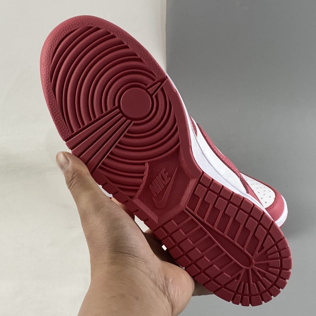 P300 NIKE Dunk Low“Raspberry Red”树莓红SB扣碎篮板时尚休闲板鞋 DD1503-111