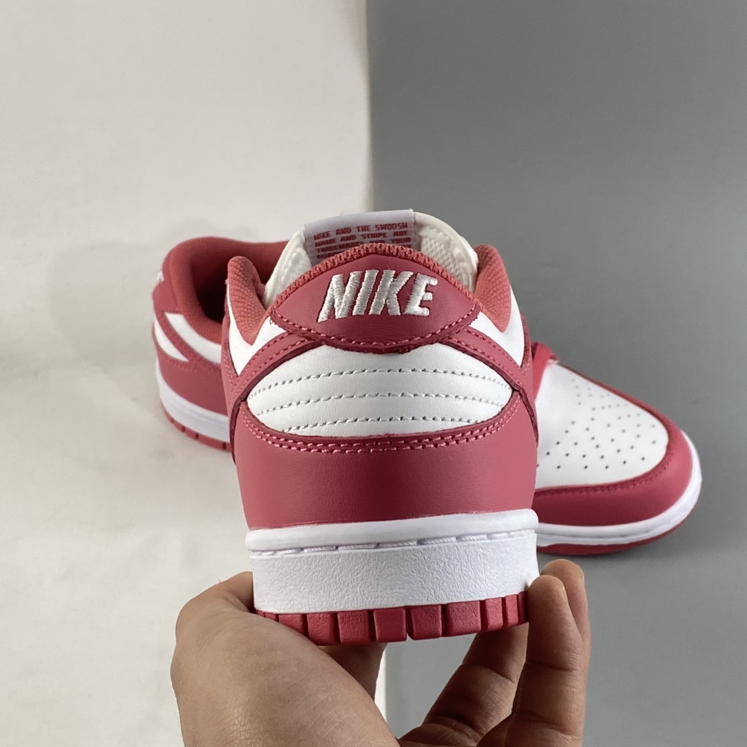 P300 NIKE Dunk Low“Raspberry Red”树莓红SB扣碎篮板时尚休闲板鞋 DD1503-111