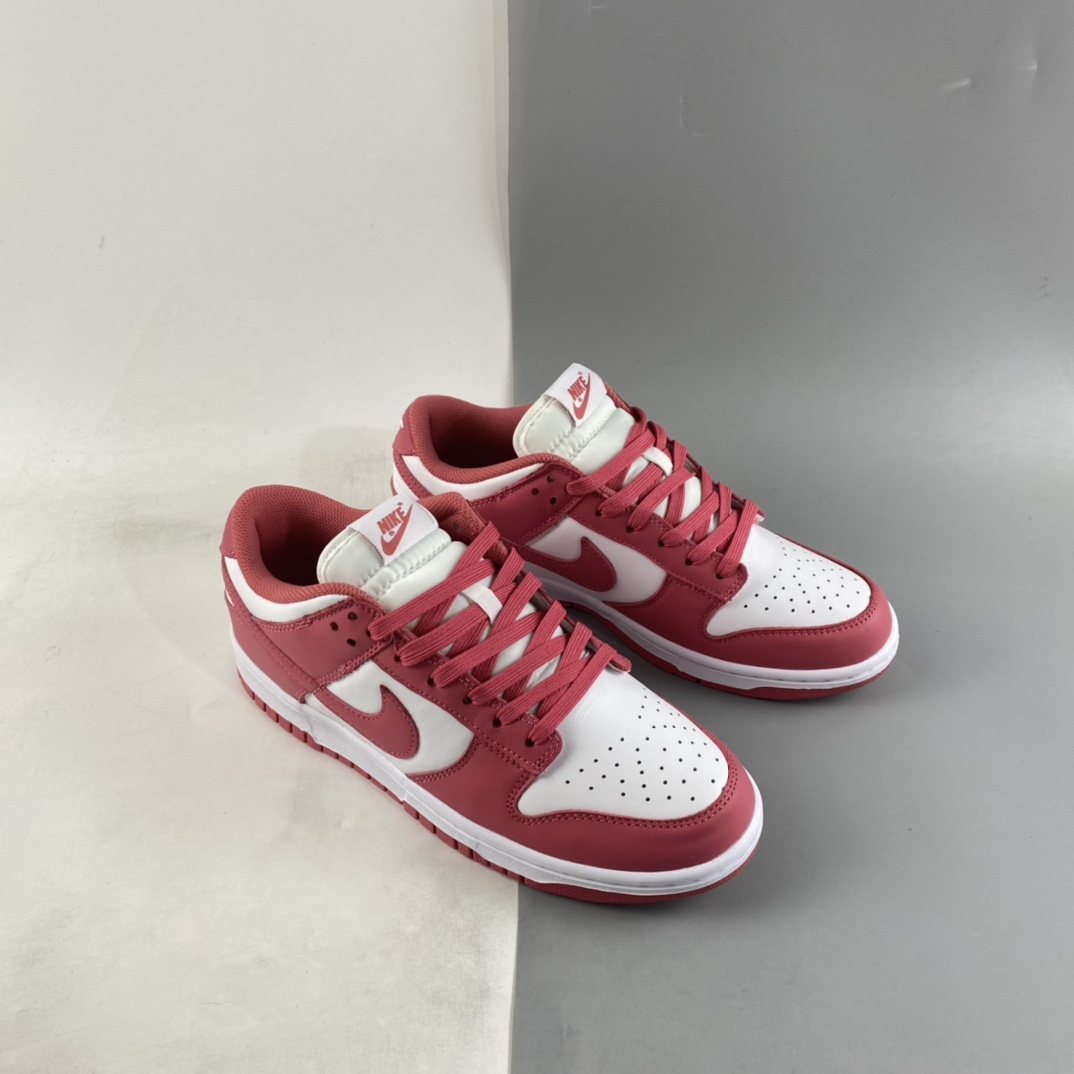 P300 NIKE Dunk Low“Raspberry Red”树莓红SB扣碎篮板时尚休闲板鞋 DD1503-111