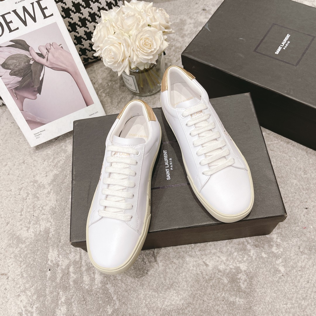 Luxury Saint Laurent St. Roland Sneakers: Italian Leather, Comfortable Fit, $552 - 图片 1