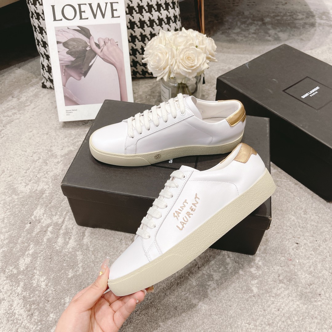Luxury Saint Laurent St. Roland Sneakers: Italian Leather, Comfortable Fit, $552 - 图片 2