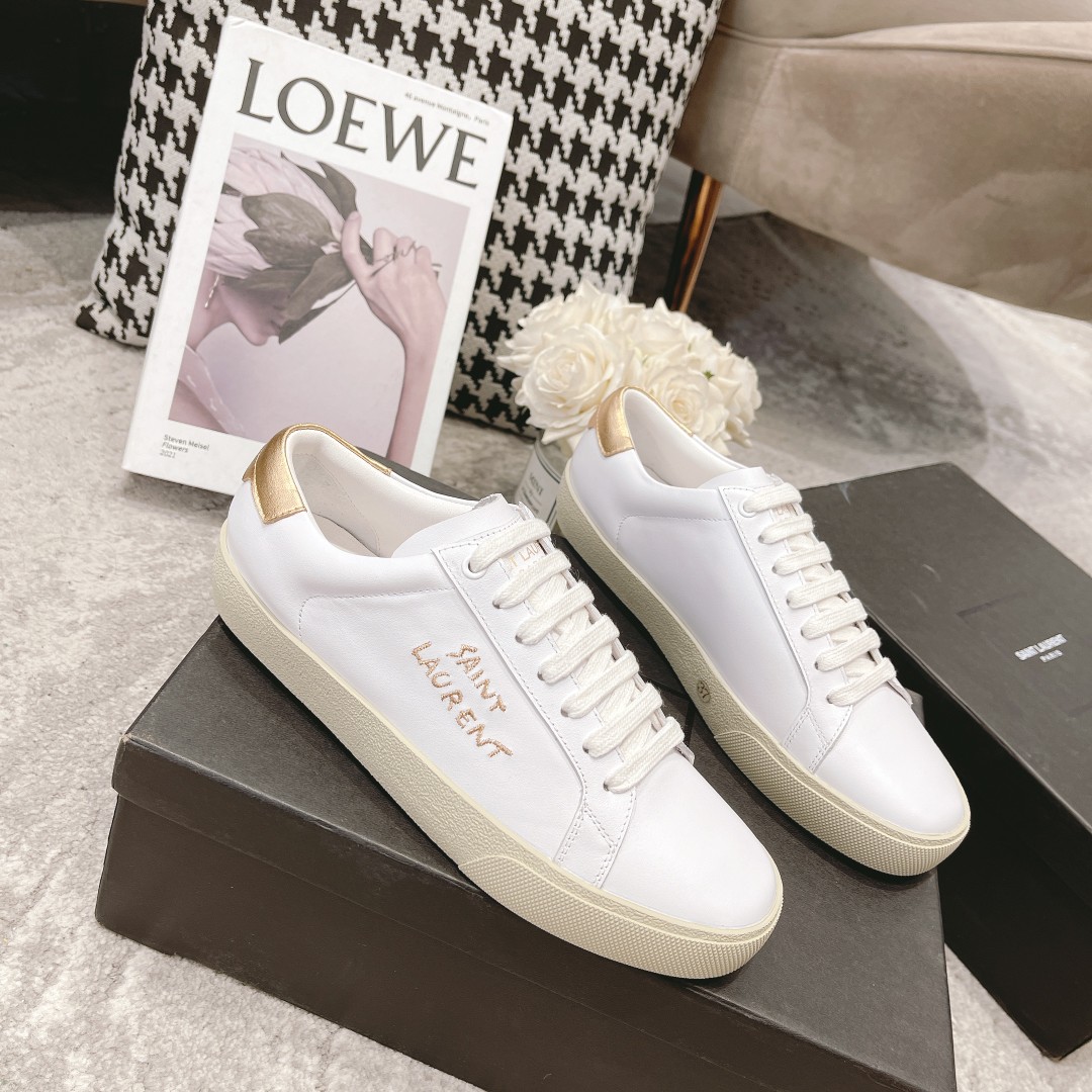Luxury Saint Laurent St. Roland Sneakers: Italian Leather, Comfortable Fit, $552 - 图片 3