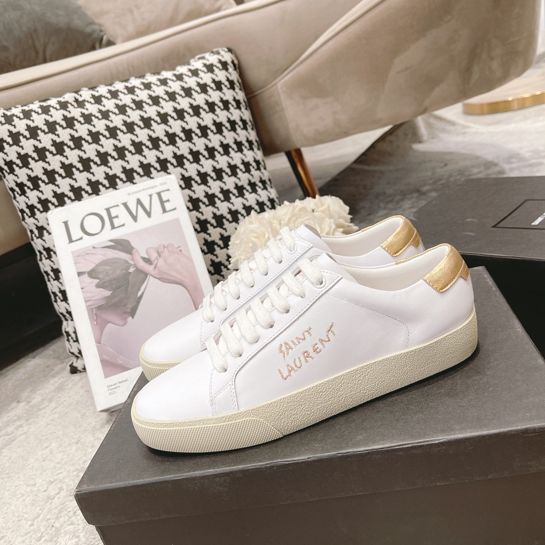 Luxury Saint Laurent St. Roland Sneakers: Italian Leather, Comfortable Fit, $552 - 图片 4