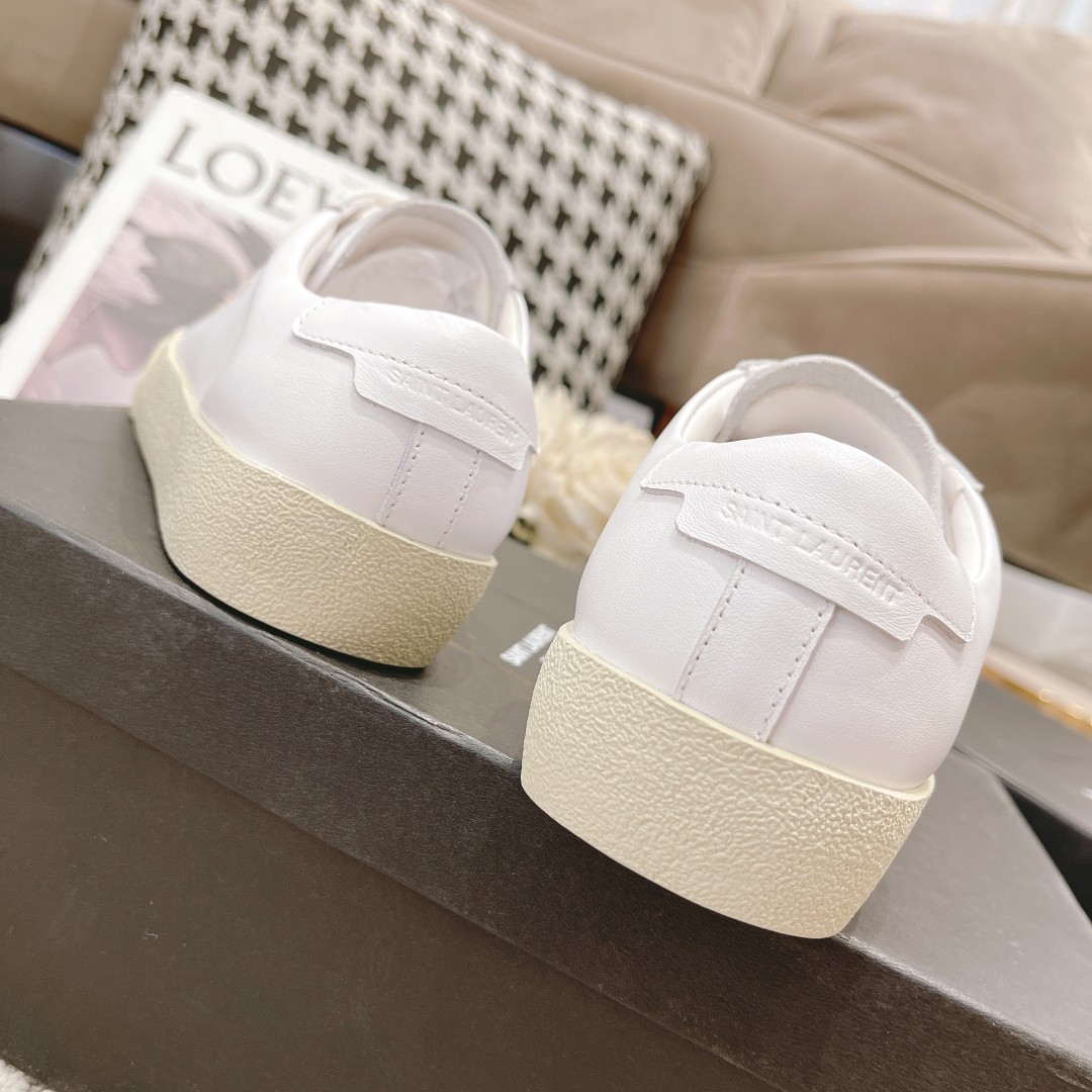 Luxury Saint Laurent St. Roland Sneakers: Premium Materials, Classic Design, Comfortable Fit - 图片 7