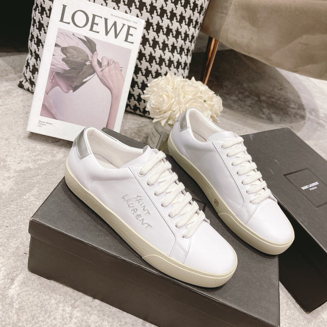 Luxury Saint Laurent St. Roland Sneakers: Italian Leather, Comfortable Fit, $552 - 图片 2