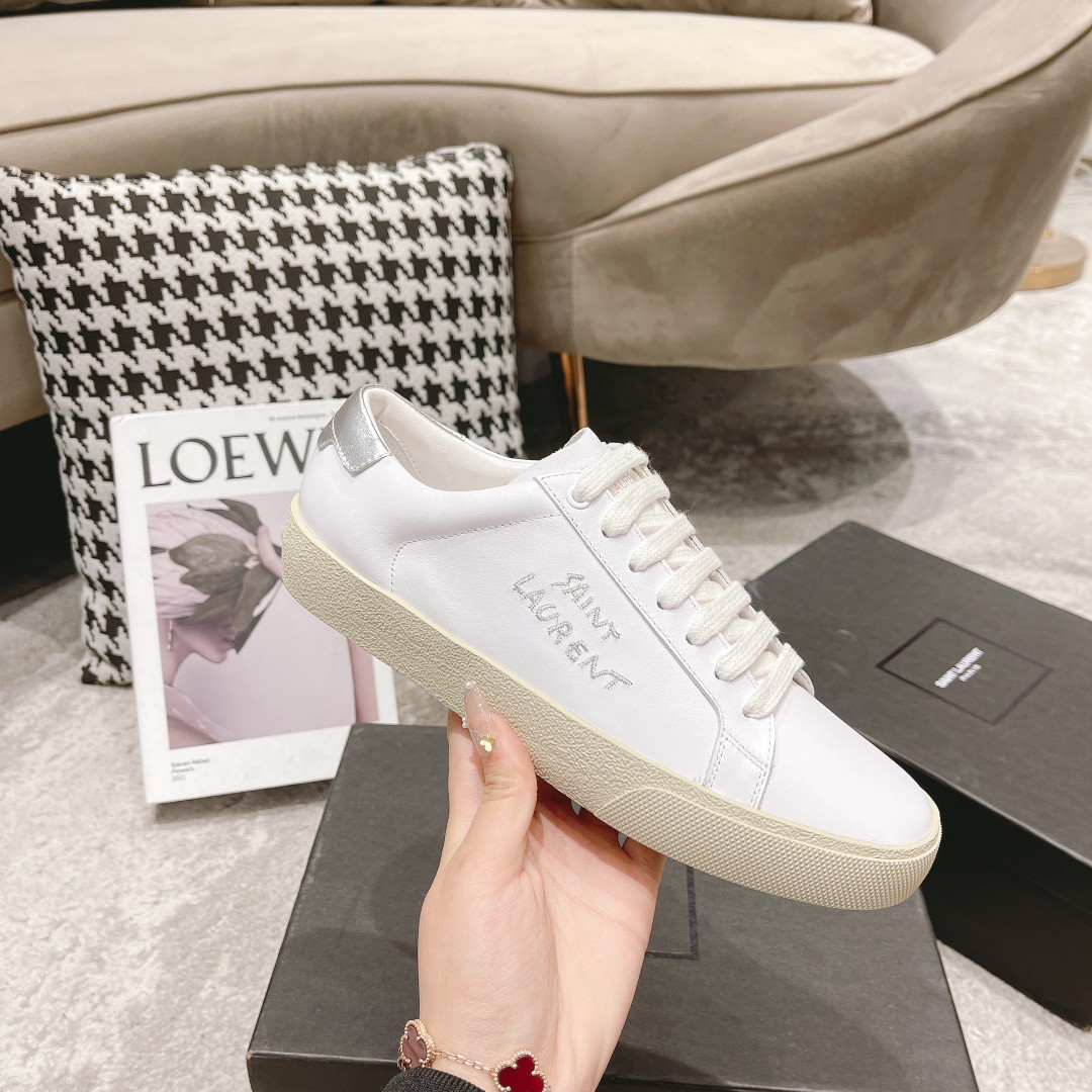 Luxury Saint Laurent St. Roland Sneakers: Italian Leather, Comfortable Fit, $552 - 图片 5