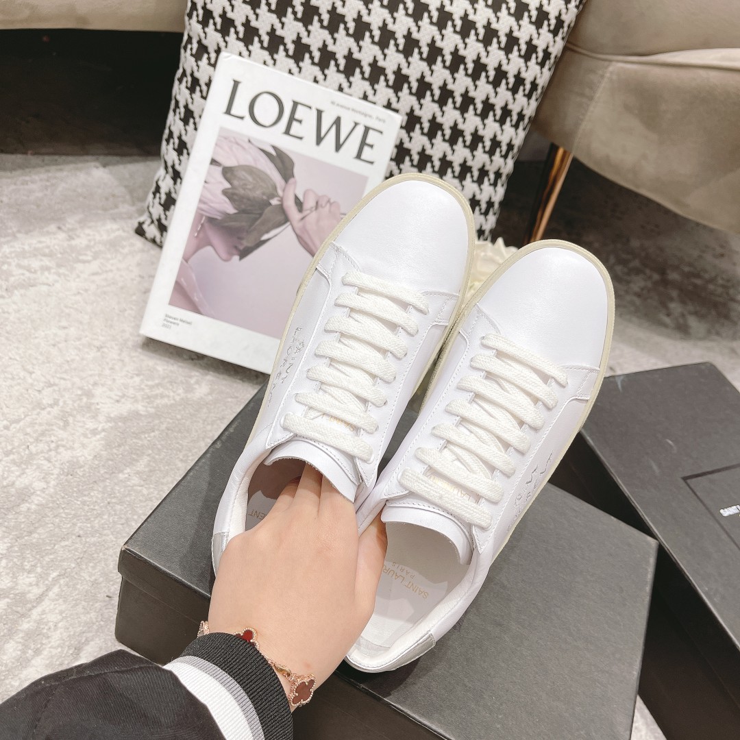 Luxury Saint Laurent St. Roland Sneakers: Italian Leather, Comfortable Fit, $552 - 图片 6